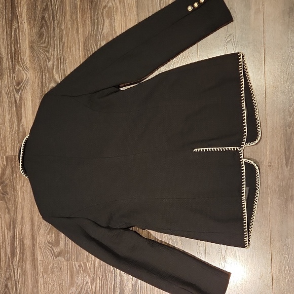 ❤️ NWOT! 7 FOR ALL MANKIND BOUCLE KNIT BLAZER JACKET, LARGE - Picture 12 of 13